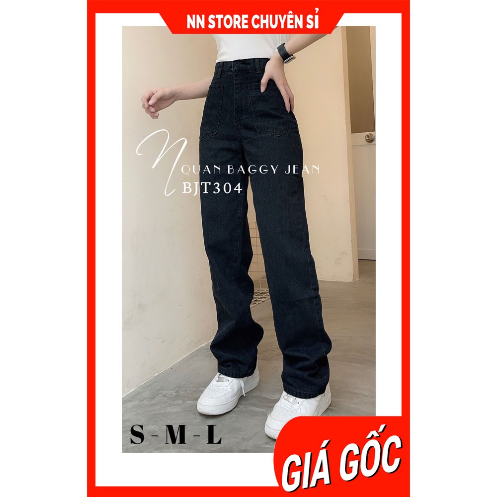 QUẦN BAGGY JEAN ỐNG SUÔNG BJT304 ⚡ẢNH THẬT⚡ QUẦN JEAN ỐNG RỘNG ⚡ QUẦN JEAN NỮ ⚡ BAGGY ỐNG RỘNG