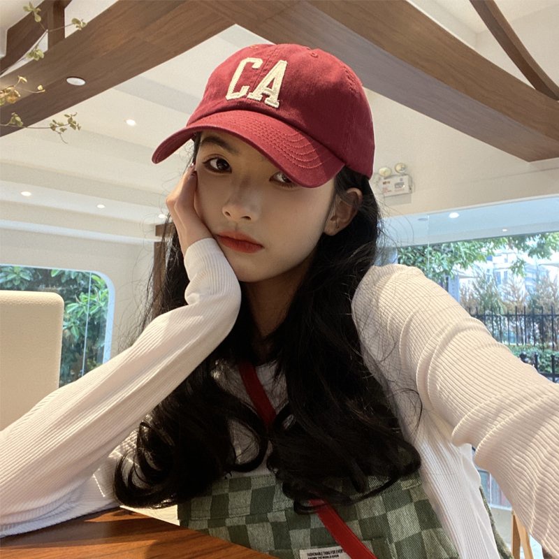 Mũ Lưỡi Trai Nam Nữ Thêu Chữ CA Phong Cách Hàn Quốc T07