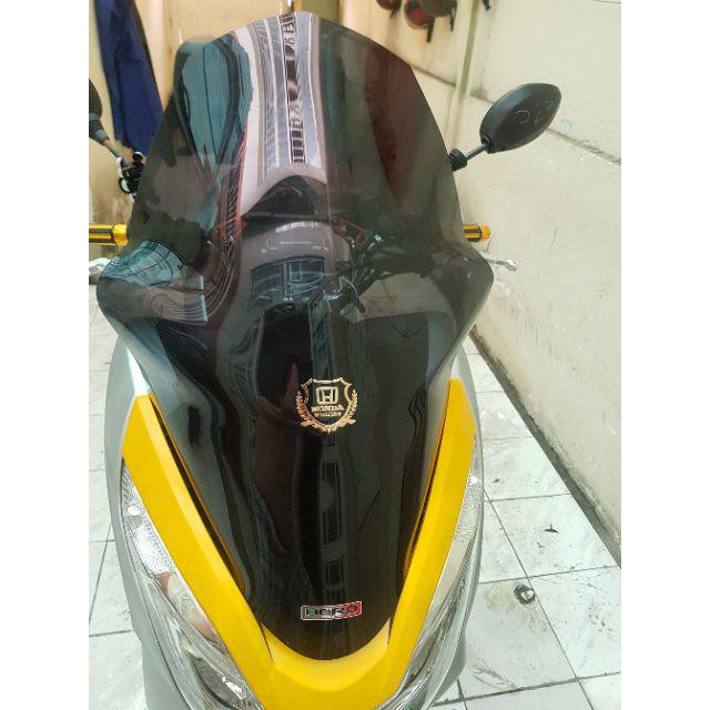 Logo HONDA kẽm Dán mặt nạ SH2012 - SH 2020, AB.. (GIÁ 1 CHIẾC)