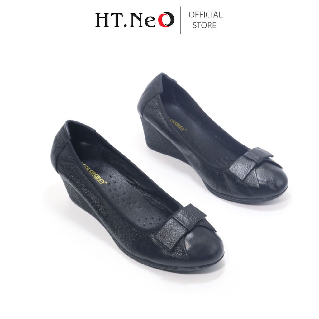 Giày da nữ - Giày da nữ đế xuồng HT.NEO da bò thật ,thiết kế đơn giản ,lịch sự ,đi êm chân ,thoải mái GX05