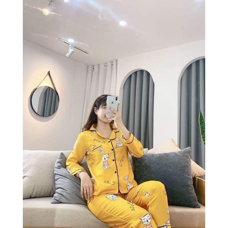 Bộ pyjama KATE TAY DÀI hàng thiết kế | BigBuy360 - bigbuy360.vn