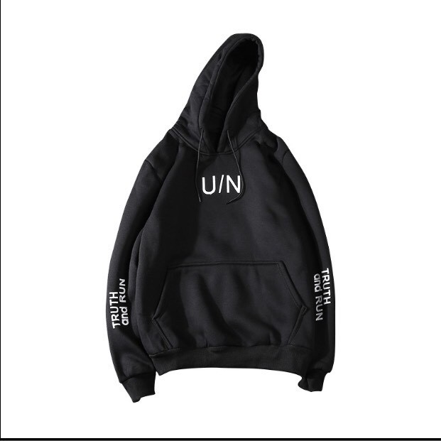 [Video + ảnh thật] Áo Hoodie đen phối chữ Classic