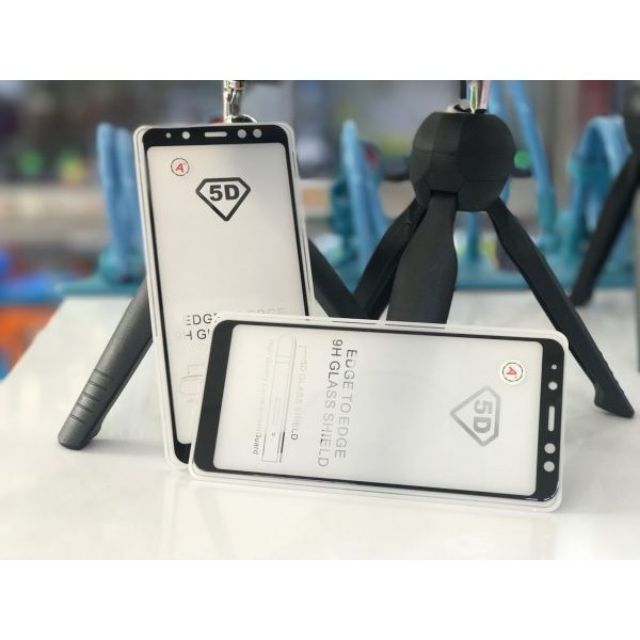 kính cường lực 5D Galaxy A8 2018 full keo toàn màn( loại con hổ )