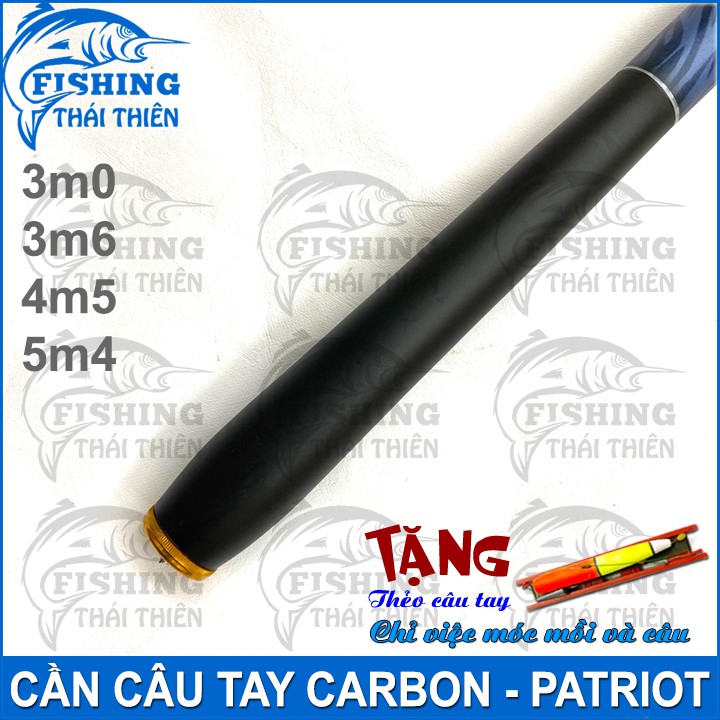 Cần câu tay Patriot Carbon 3m0 / 3m6 / 4m5 / 5m4