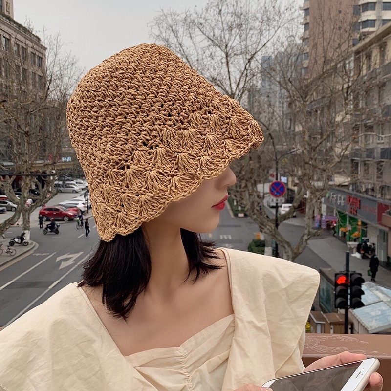 Mũ nón cói vành nhỏ cực xinh đi biển MCL07