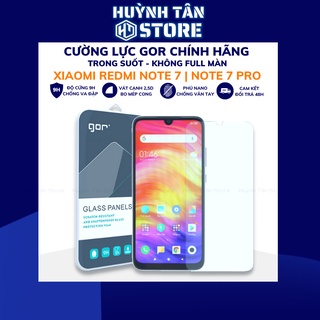 Cường lực redmi note 7 note 7 pro trong suốt KHÔNG FULL MÀN chống bám vân tay chính hãng GOR phụ kiện huỳnh tân store