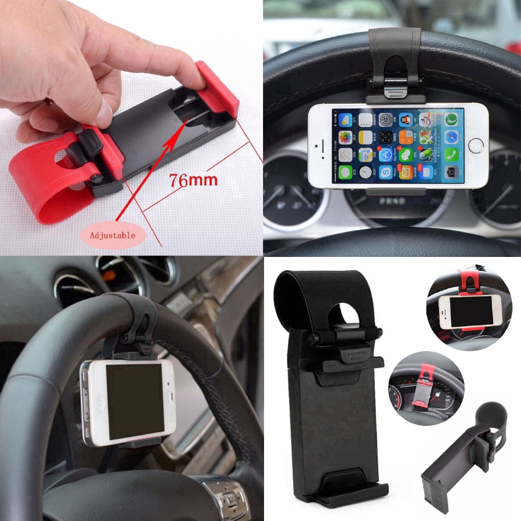 Giá đỡ điện thoại gắn vô lăng xe đạp