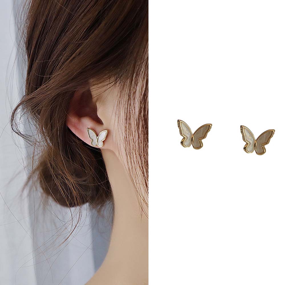 Bông tai đính đá kiểu dáng thời trang dành cho nữ 925