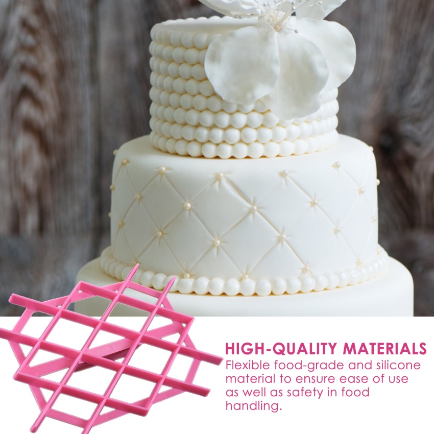 1 Khuôn Cắt Tạo Hình Fondant Hình Kim Cương