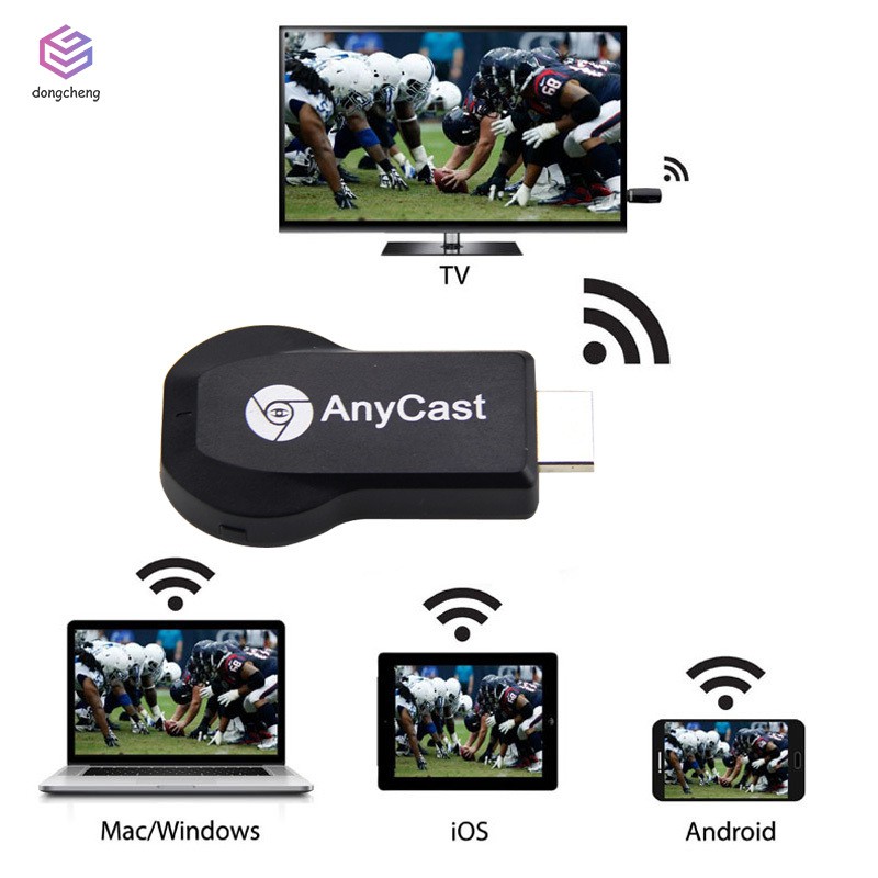 Đầu thu Anycast M2 Plus Airplay Wifi màn hình HD 1080P DLNA dễ dàng di chuyển cho Android IOS Windows