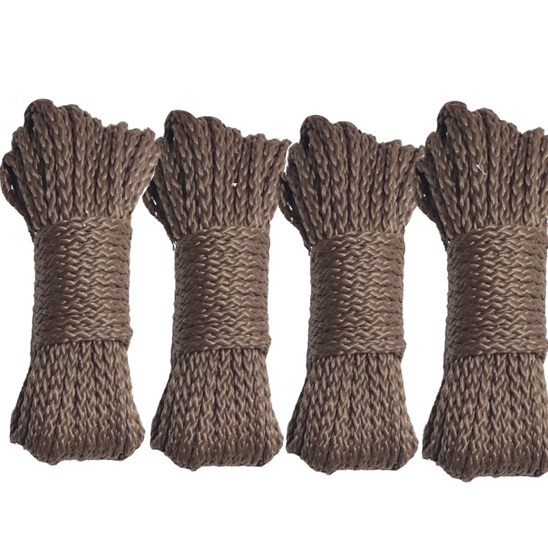 20 mét - Dây Dù 5mm mắc na oval bóng chống bám bụi, chắc chắn dùng làm macrame, căng lều, trang trí