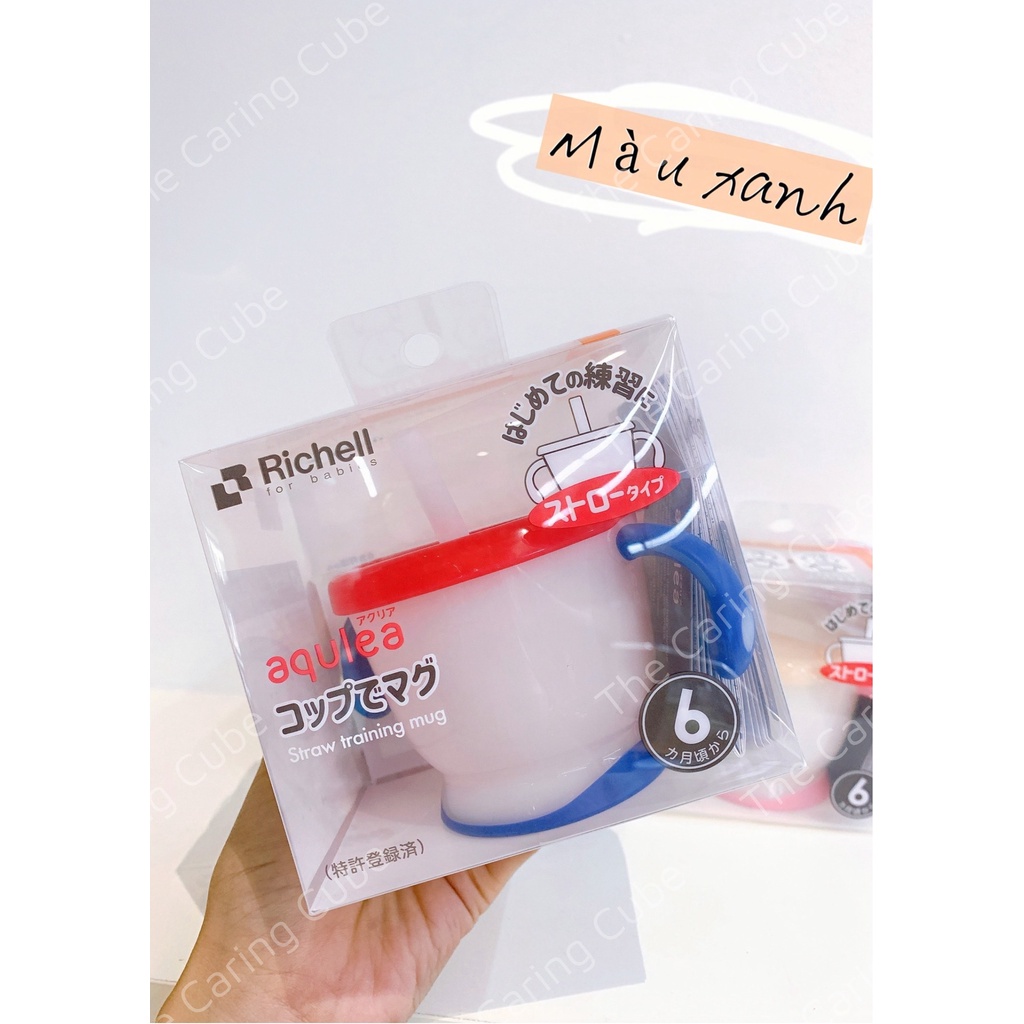 Cốc tập uống Richell 3 giai đoạn nội địa Nhật Bản chính hãng