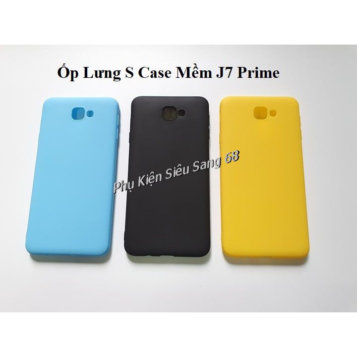 Ốp Dẻo Silicon Samsung Case Nhiều Màu Sắc Dành Cho Máy Samsung J7 prime - Pk68 | BigBuy360 - bigbuy360.vn