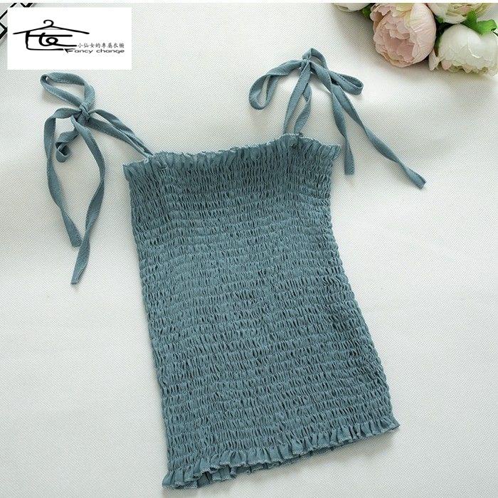 Bộ Áo Voan Kèm Quần Ống Rộng Thời Trang Mùa Hè Dành Cho Nữ~2022