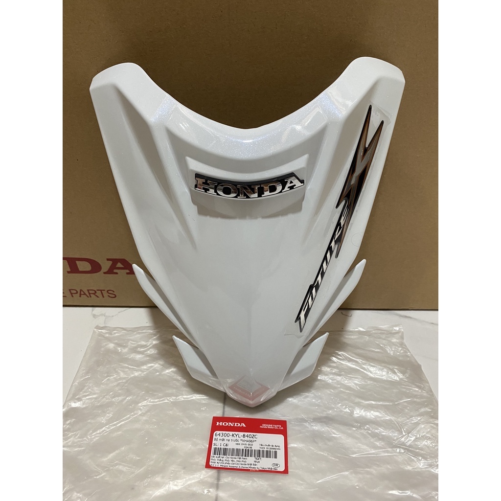 Bộ mặt nạ trước HONDA FUTURE X năm 2010 màu Trắng.