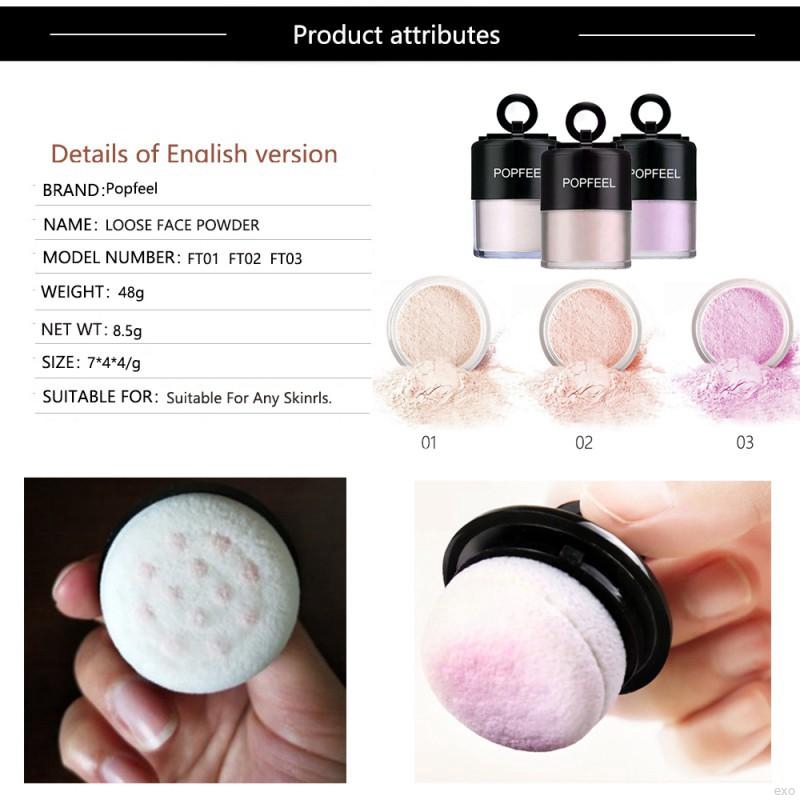 [Hàng mới về] Phấn bột trang điểm kiềm dầu thương hiệu POPFEEL chất lượng cao | BigBuy360 - bigbuy360.vn