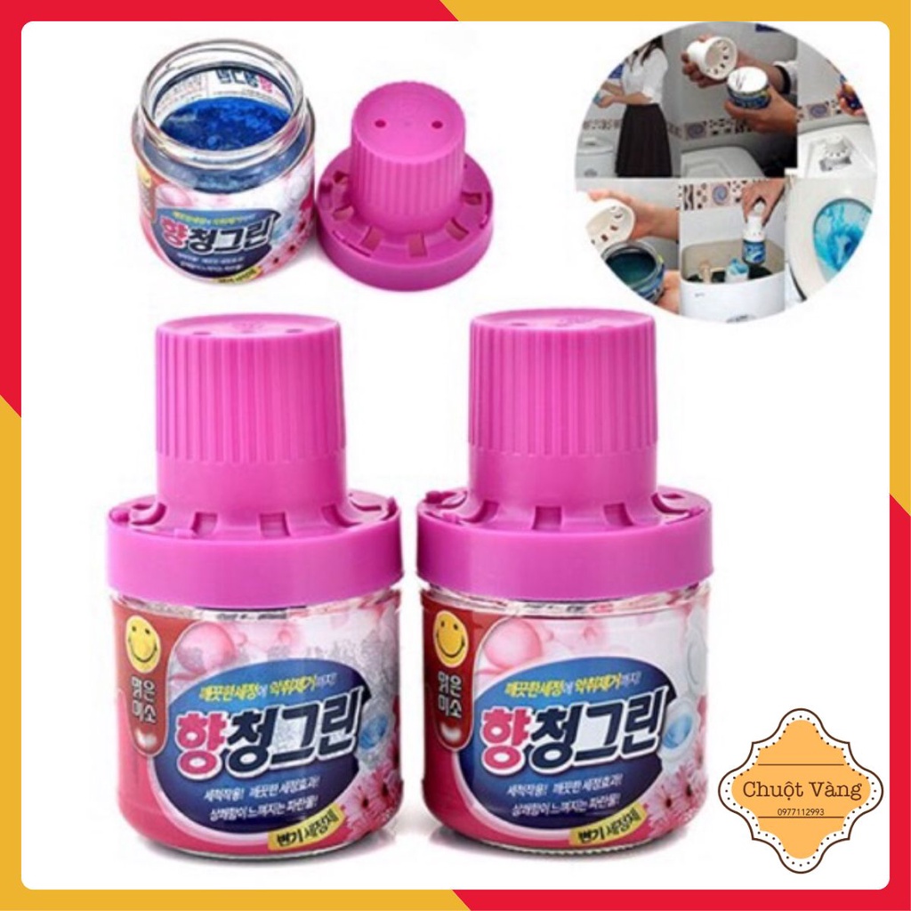 Chai thả bồn cầu Hàn Quốc hương hoa