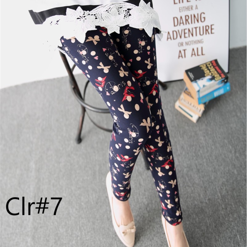Quần legging Lưng Cao Co Giãn In Họa Tiết Thời Trang Cho Nữ