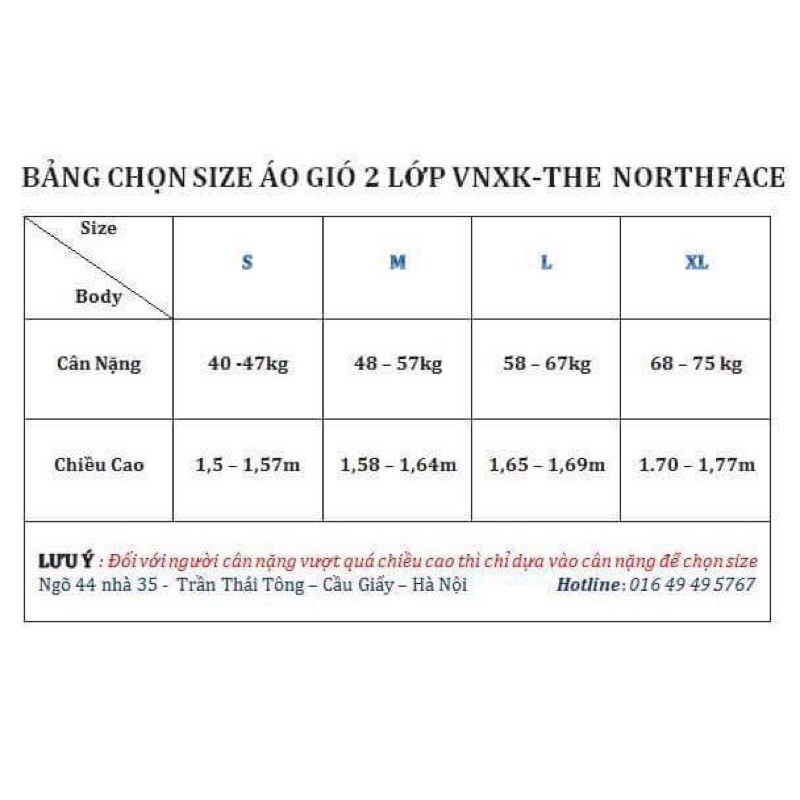 [ Rẻ Vô Địch ] Áo khoác dù the nothface xanh dương