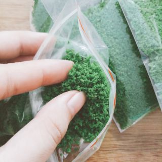 Bột cỏ làm cây mô hình