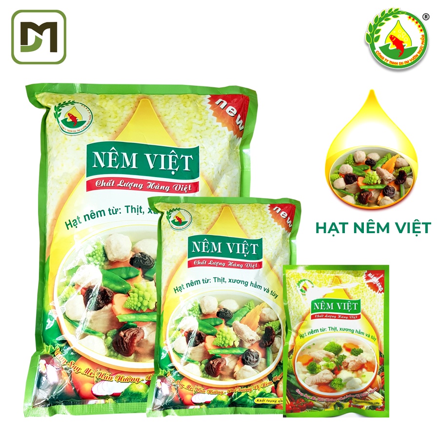 Hạt nêm Việt từ thịt heo, xương ống, tủy gói 1KG dòng Horeca