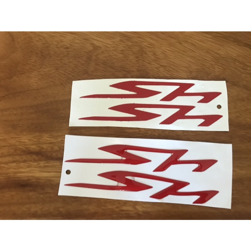 Chữ Sh Đỏ Trang Trí Xe [ Giá 1 Chữ ]
