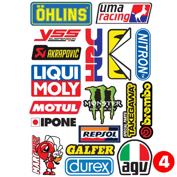 Combo Tem Dán Xe - Team Xe Ex 150 Winner Wave Vario - Team Dán Xe Không Thấm Nước