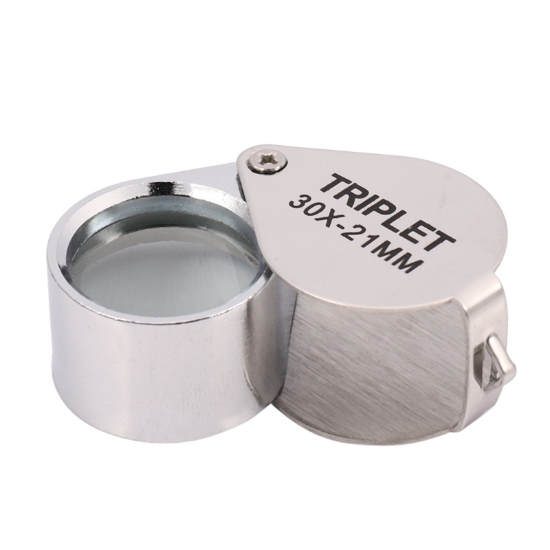 Kính Lúp Phóng Đại Trang Sức 30x Power 21mm Kèm Hộp Tinh Tế