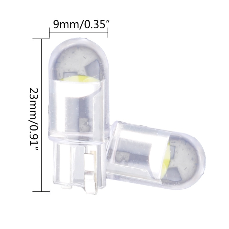 Bộ 10 Đèn LED T10 W5W COB Chất Lượng Cao Cho Xe Hơi