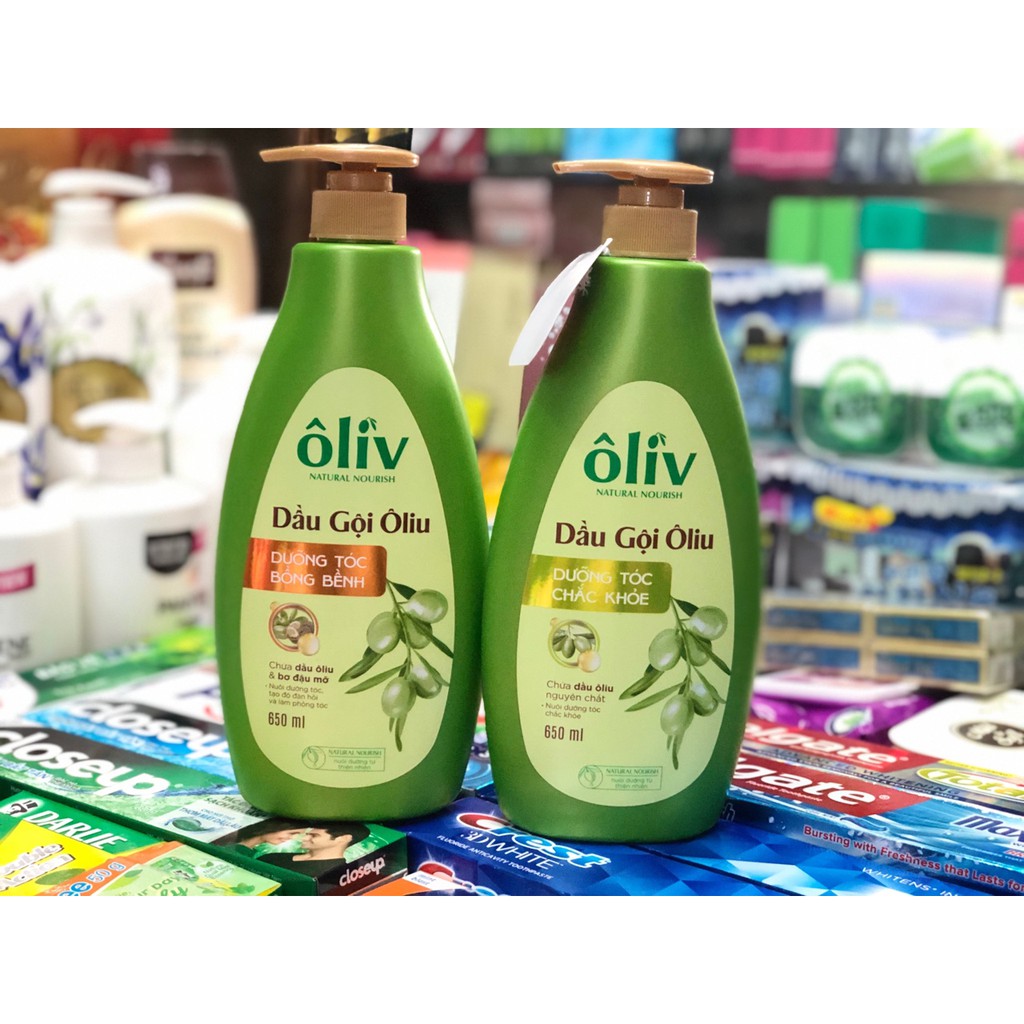 COMBO GỘI + XẢ DƯỠNG TÓC CHẮC KHỎE CHIẾT XUẤT OLIV -OLIV DE PROVENCE ( CẶP 650ML + 250ML )