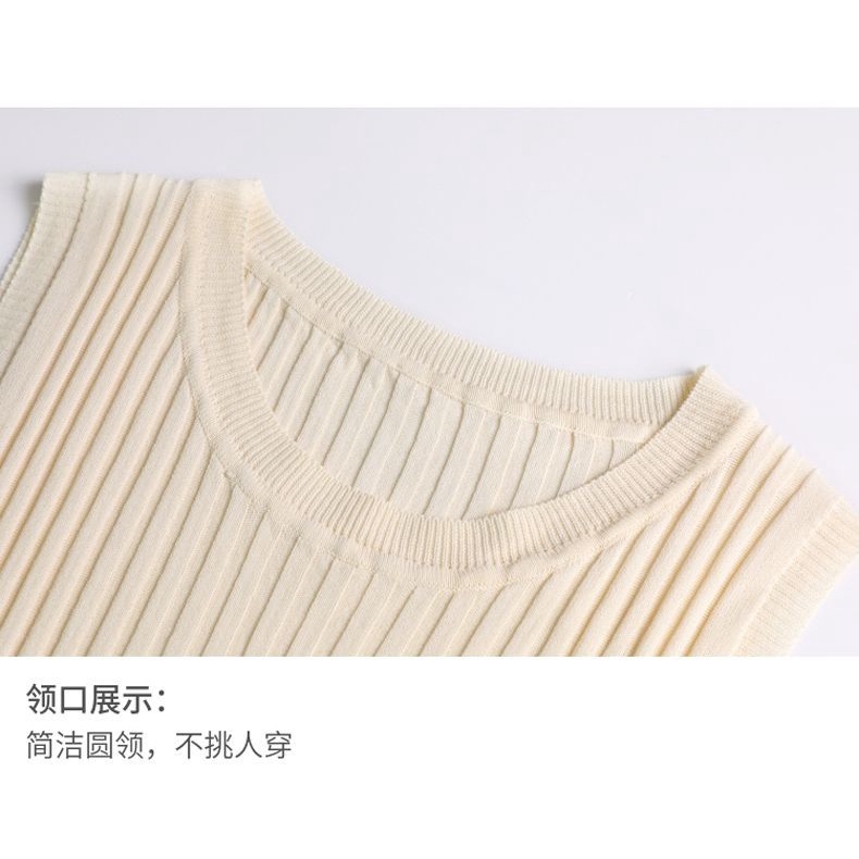 Áo Dệt Kim Sát Nách Thời Trang Cho Nữ Trong đó.