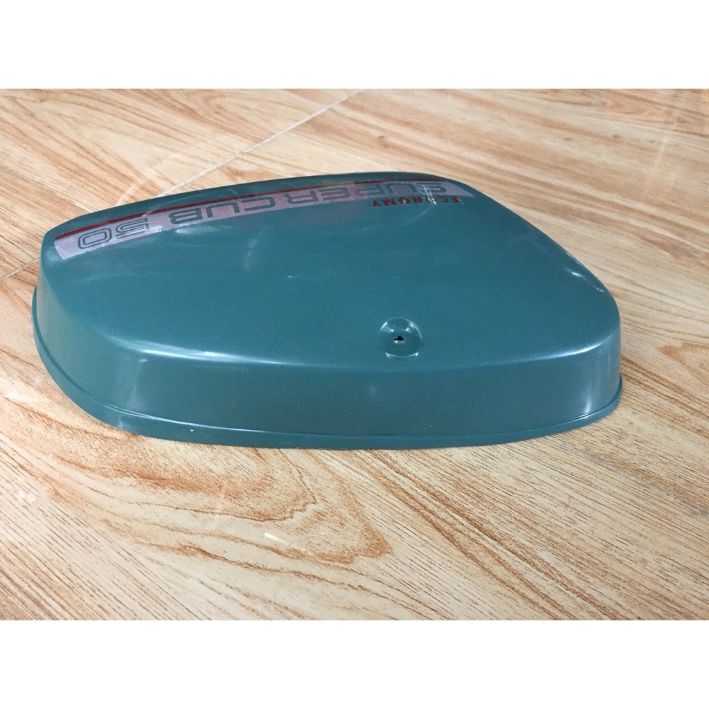 Cặp nắp cốp hai bên honda cub cánh én  79-81-86 - bằng nhựa màu xanh đậu