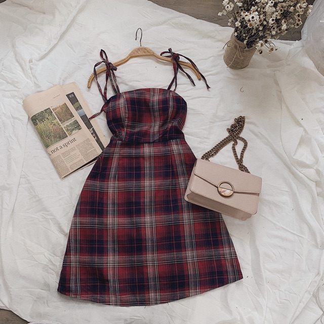 🌻ĐẦM CARO 2 DÂY🌻 hình shop chụp thật | BigBuy360 - bigbuy360.vn