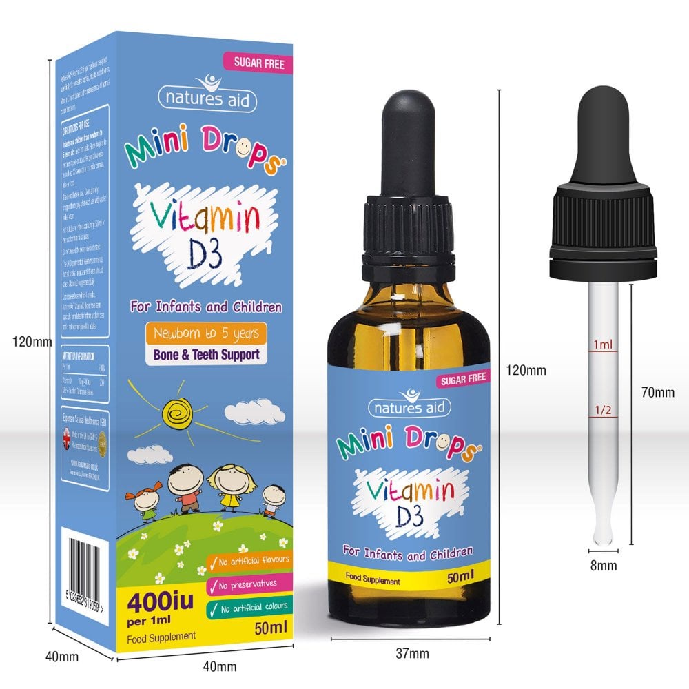 Vitamin D3 Natures Aid Anh cho bé