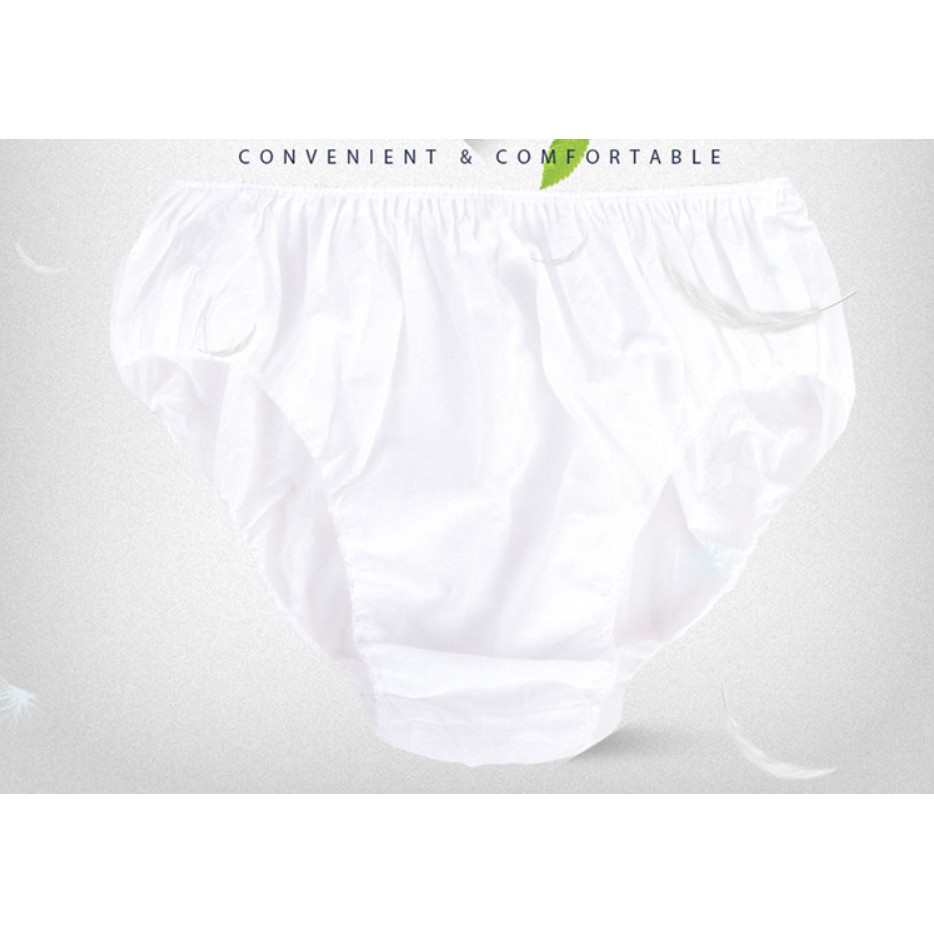 10 Quần lót giấy dùng một lần, tiện lợi, trẻ trung, thoải mái, thoát mát (MS 03041) Anna Shop