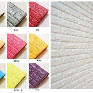 XỐP DÁN TƯỜNG 3D Hàn Quốc 70 x 77cm 3mm
