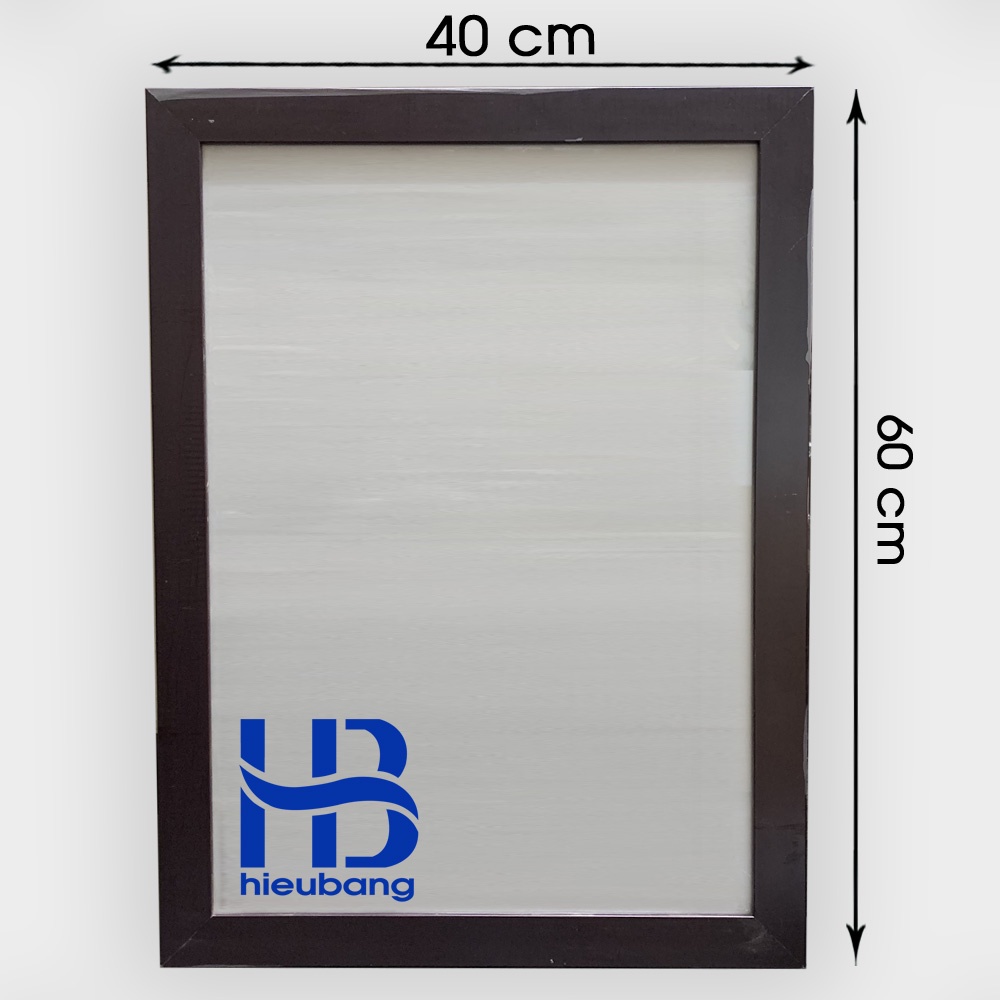 Khung ảnh 40x60 Nâu Phẳng 5cm - Nhận đặt làm theo yêu cầu