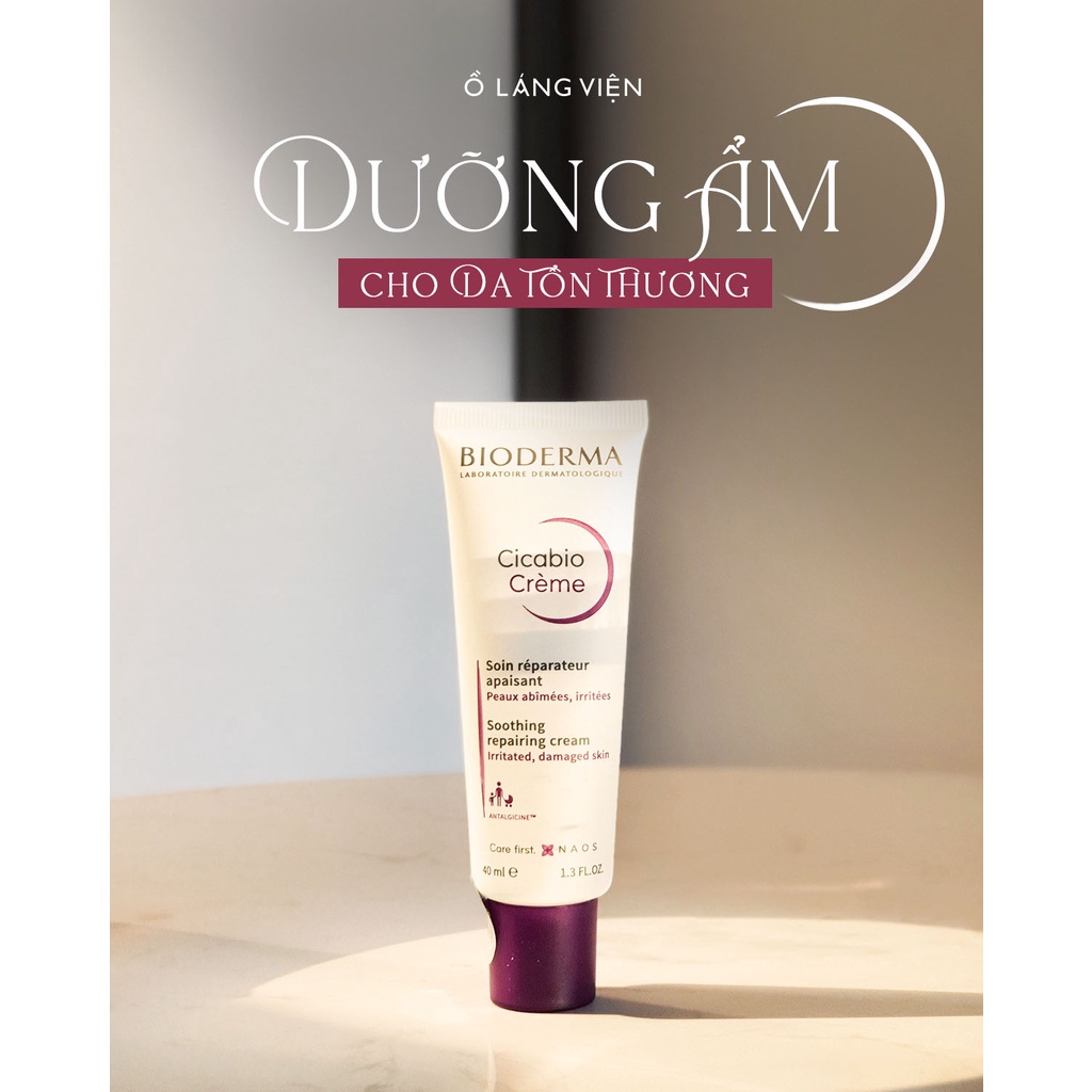 Kem dưỡng phục hồi cho da tổn thương BIODERMA Cicabio Cream 40ml