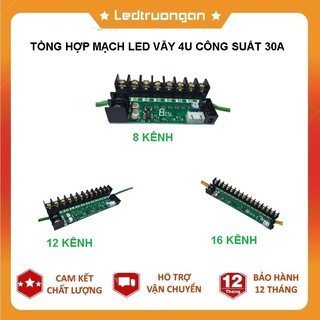 Tổng hợp mạch điều khiển biển led vẫy 4U công suất 30A, lập trình miễn phí