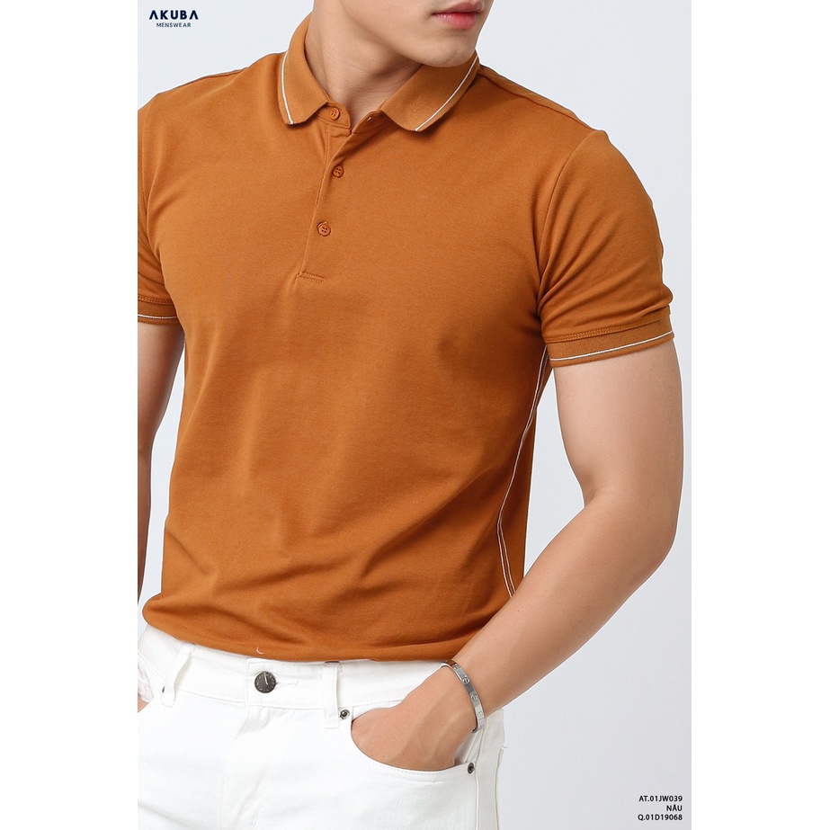 Áo Thun Nam Có Cổ Polo Cao Cấp AKUBA | 01JW039