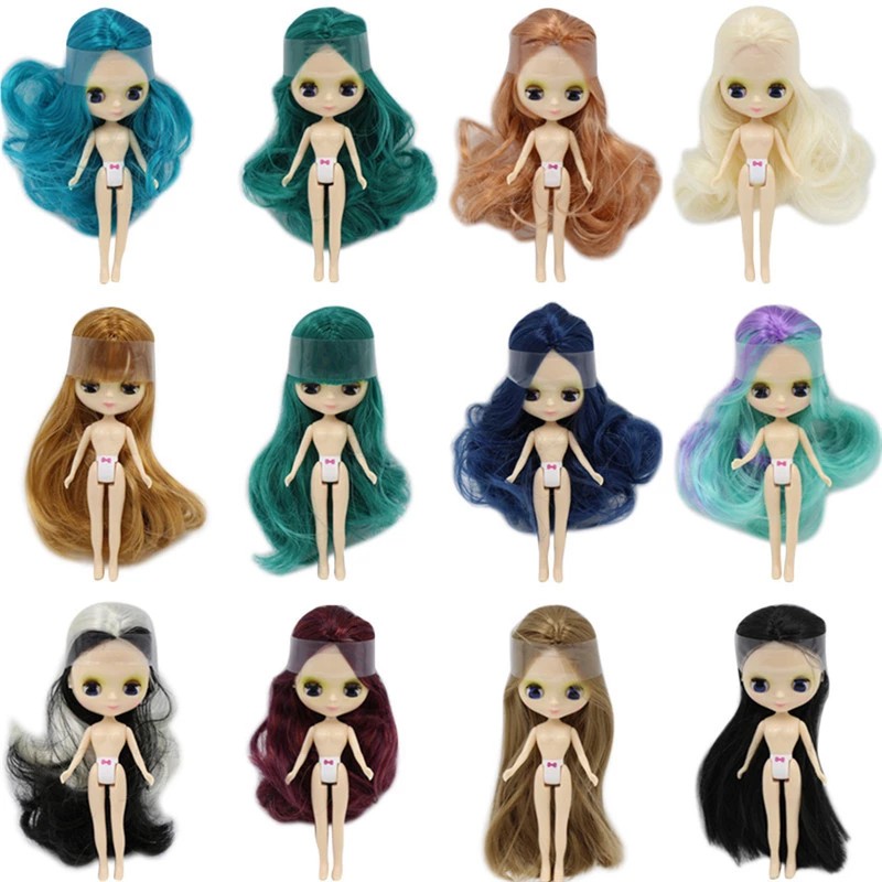 Set 20 Loại Búp Bê Tóc Ngắn Nhiều Màu Sắc