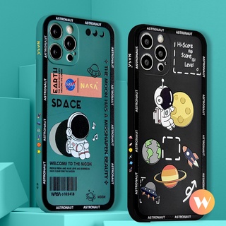 Nasa Ốp Điện Thoại Họa Tiết Phi Hành Gia Cho Xiaomi Note 10 10S 10Pro Max Plus Redmi Note 8 9 Redmi 9A 9 10 9T 9C NFC Poco M3 X3 Pro Poco F3