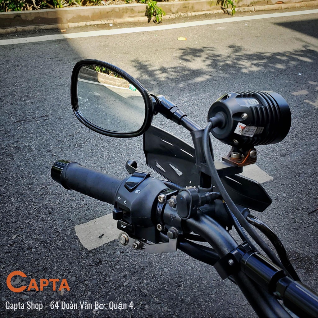 Kính chiếu hậu đen cho Suzuki EN150A