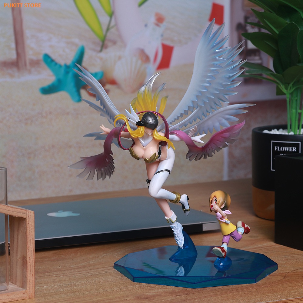Mô hình Digimon GEM - Mô hình nhân vật Takaishi Takeru Yagami Hikari và Angewomon NV031
