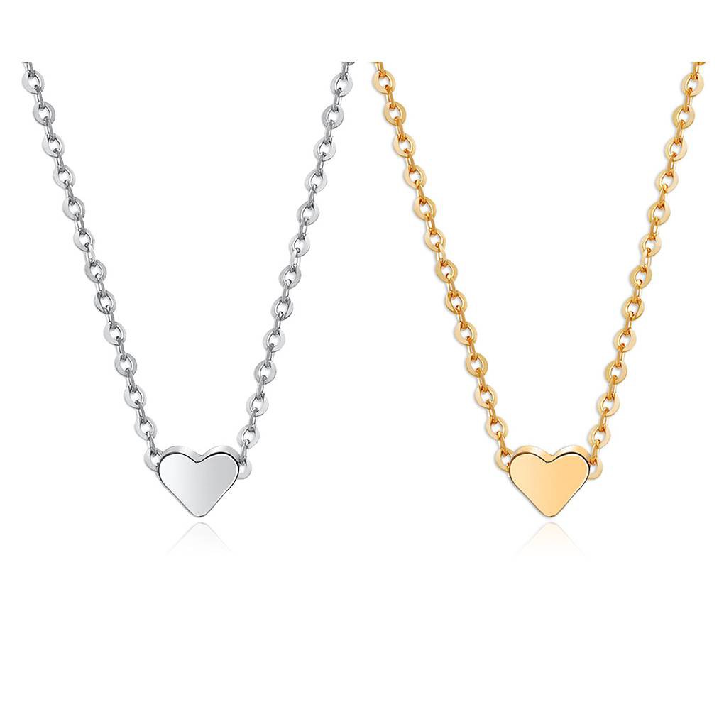 Dây chuyền hợp kim hình trái tim thiết kế thời trang cho nữ