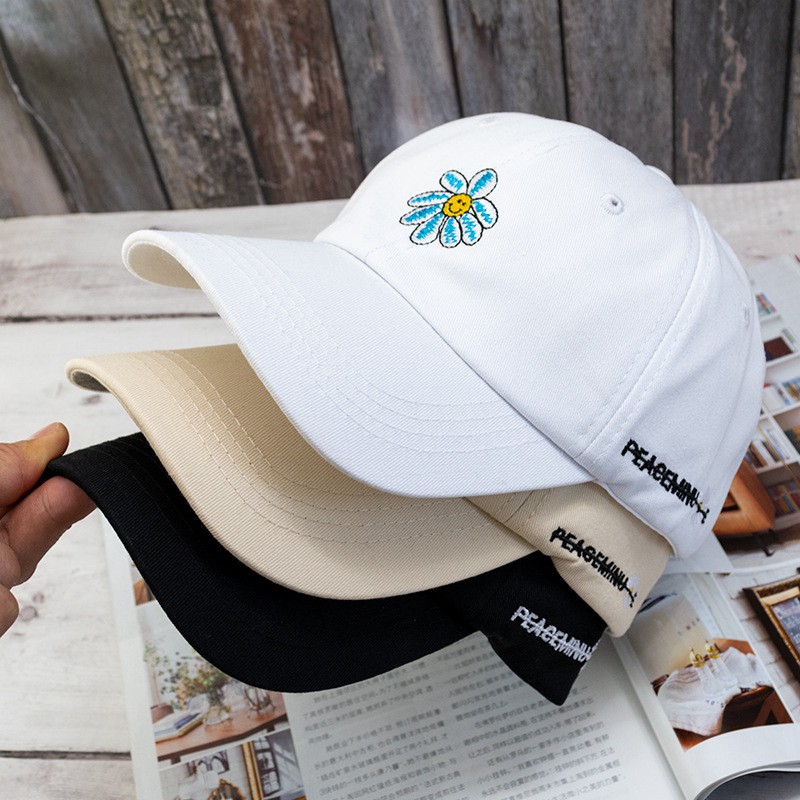 Nón Kết Hoa Cúc Trắng Nam Nữ Xinh Tươi P1616 - LoanTay