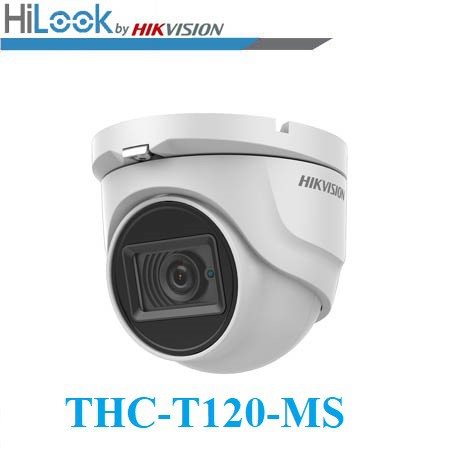 Camera Dome HD-TVI hồng ngoại 2.0 Megapixel HILOOK THC-T120-MS - Tích hợp míc - Hàng chính hãng