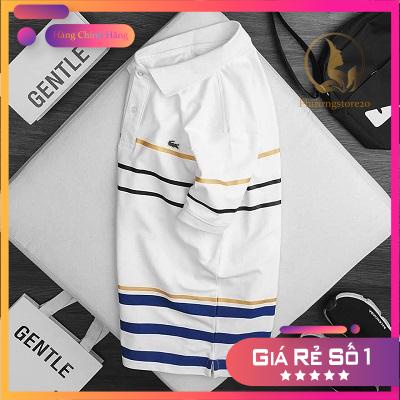 Áo Pololacos Sọc nhỏ, Áo Nam Tay Ngắn Vải Cotton, Dáng From Slim Fit [HCM]