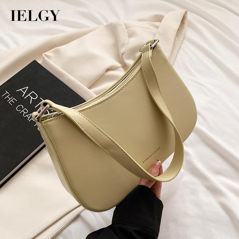 Túi xách đeo chéo IELGY phong cách retro đơn giản dành cho nữ