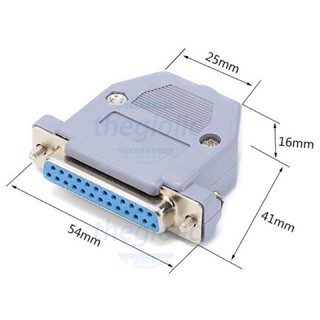 Jack DP25, DB25 chân 2 hàng có cả đực cả cái hàn